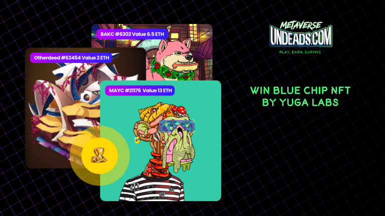 Undeads Announces the Prize Pool of MAYC, BAKC and Otherdeed NFTs for It’s Holders