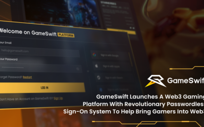 GameSwift Launches a Web3 Gaming Platform With Revolutionary Passwordless Sign-on System to Help Bring Gamers Into Web3