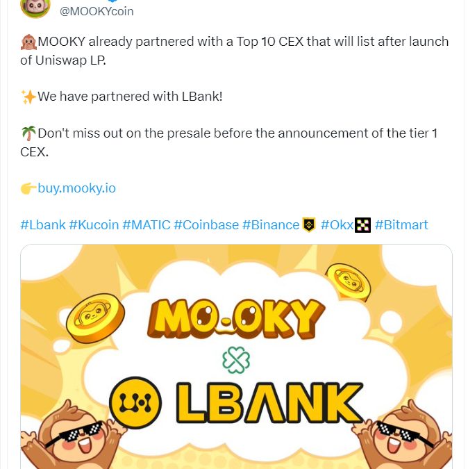 Memecoin MOOKY Raises $900,000 Ahead of Its Final Presale Stage