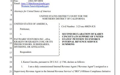 Kraken ordered by court to disclose user data to IRS for tax compliance