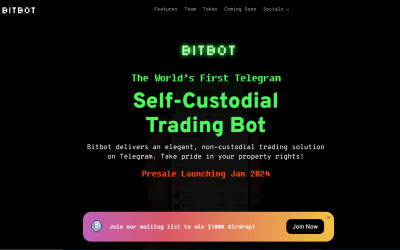 Bitbot’s presale frenzy grows as $1.1M is raised: Can $BITBOT claim a 100x gain?