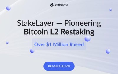 First restaking protocol StakeLayer, raises over $1 million in STAKE pre-sale