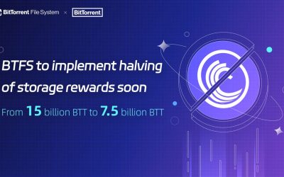 Halving of BTFS Storage Rewards