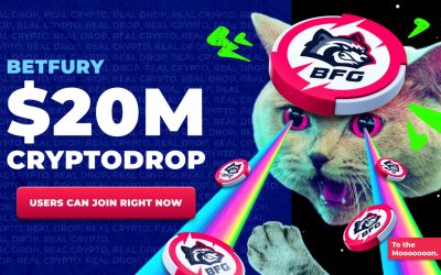 BetFury Announces $20 Million Cryptodrop Event