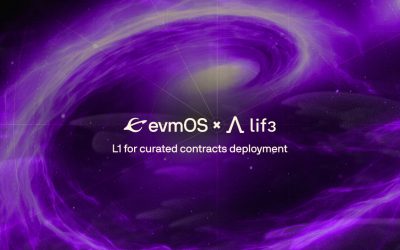 Lif3.com partners with evmOS to deploy “Lif3 Chain,” first Layer-1 solution with curated DeFi contracts