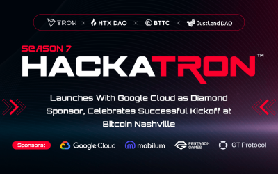 HackaTRON Season 7 Launches With Google Cloud as Diamond Sponsor, Celebrates Successful Kickoff at Bitcoin Nashville