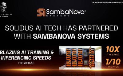 Solidus Ai Tech and SambaNova Systems Bring High Speed AI to Web3 World