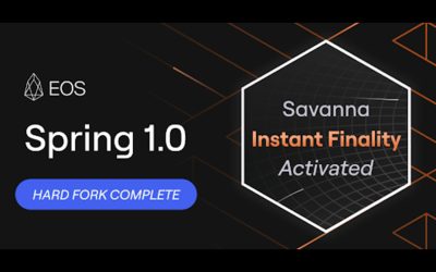 EOS Network significantly upgrades with 1-Second Transaction Finality