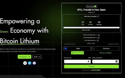 Bitcoin Lithium ($BTCL) Remains Stratospheric! Second Presale Round Ends With $1 Million Raised!