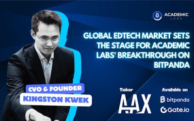 Global EdTech Market Sets the Stage for Academic Labs($AAX)’ Breakthrough on Bitpanda