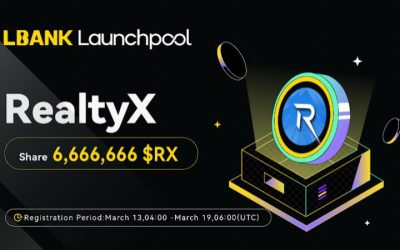 LBank Launchpool Lists RealtyX (RX) With 6,666,666 RX Rewards