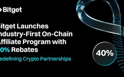 Bitget Launches Industry-First On-Chain Affiliate Program With 40% Rebates to Support Content Creators