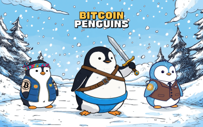Bitcoin Penguins aim to be one of the top meme coins- with a Bitcoin backbone