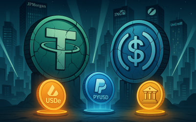 USDT, USDC duopoly in Stablecoin declines as competition and regulation reshape the market