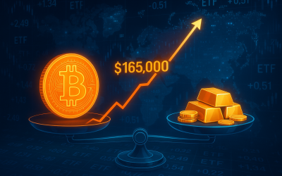 JPMorgan sees Bitcoin climbing to $165,000 by year-end, citing gold valuation gap