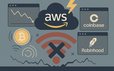 Crypto traders locked out as AWS outage cripples Coinbase and Robinhood
