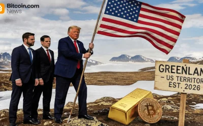 Gold Breaks Records, Bitcoin Nosedives After Trump’s Renewed Greenland Annexation Push