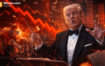 Dow Drops 735 Points as Trump Tariff Shock Smashes Crypto and Stock Markets