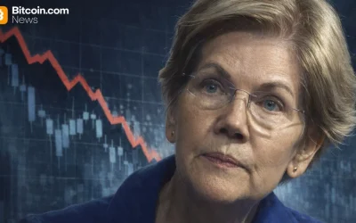 Warren Presses Fed and Treasury to Block Crypto Bailouts After $2T Collapse