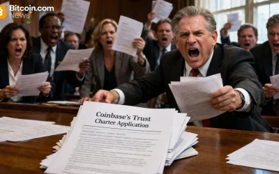 US Banking Group Slams Coinbase Conditional Trust Approval, Citing Risks in Crypto Banking Expansion – Featured Bitcoin News