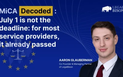 July 1 Is Not the Deadline. For Most Service Providers, It Already Passed – Legal Bitcoin News