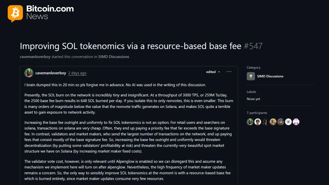 Solana Prepares for a Massive Tokenomics Overhaul to Slash Network Inflation