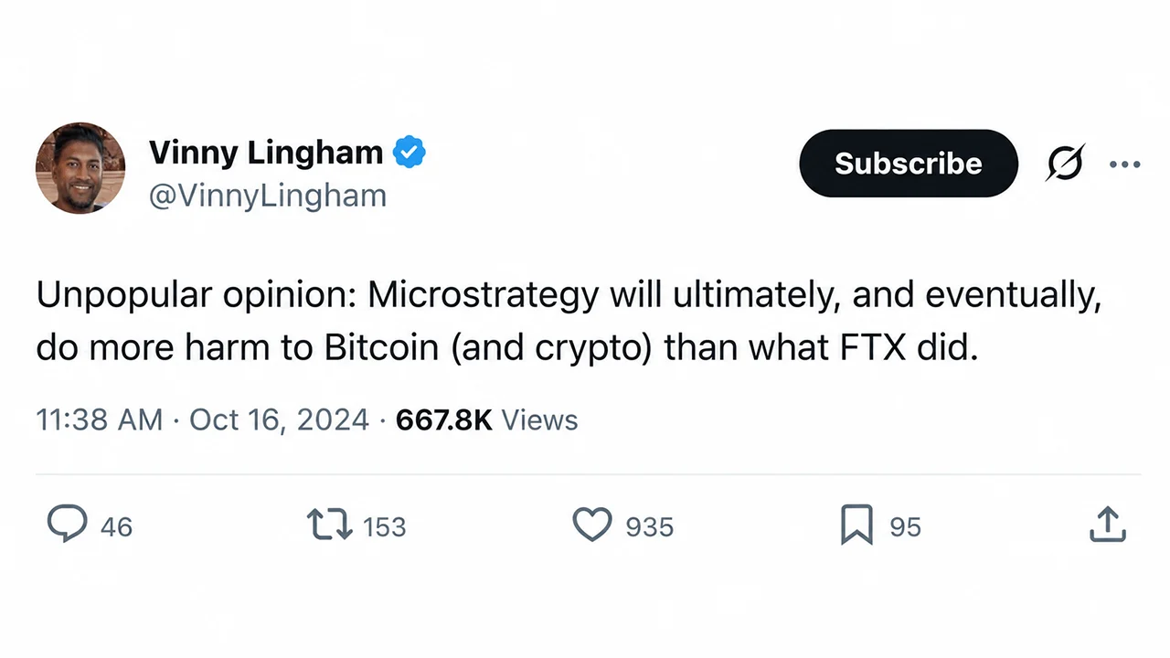 Vinny Lingham Predicted Saylor Would Hurt Bitcoin More Than FTX. Now He’s Explaining Why – Bitcoin News