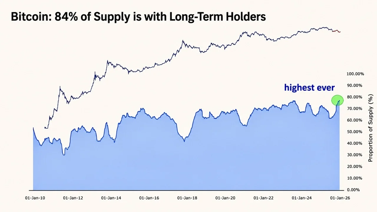 Bitcoin Long-Term Holder Supply Hits a Fresh All-Time High: Here’s What the Data Shows
