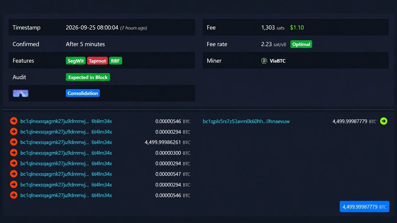 A 2019 Bitcoin Whale Moved $378M and Paid Just $1 to Do It – Bitcoin News