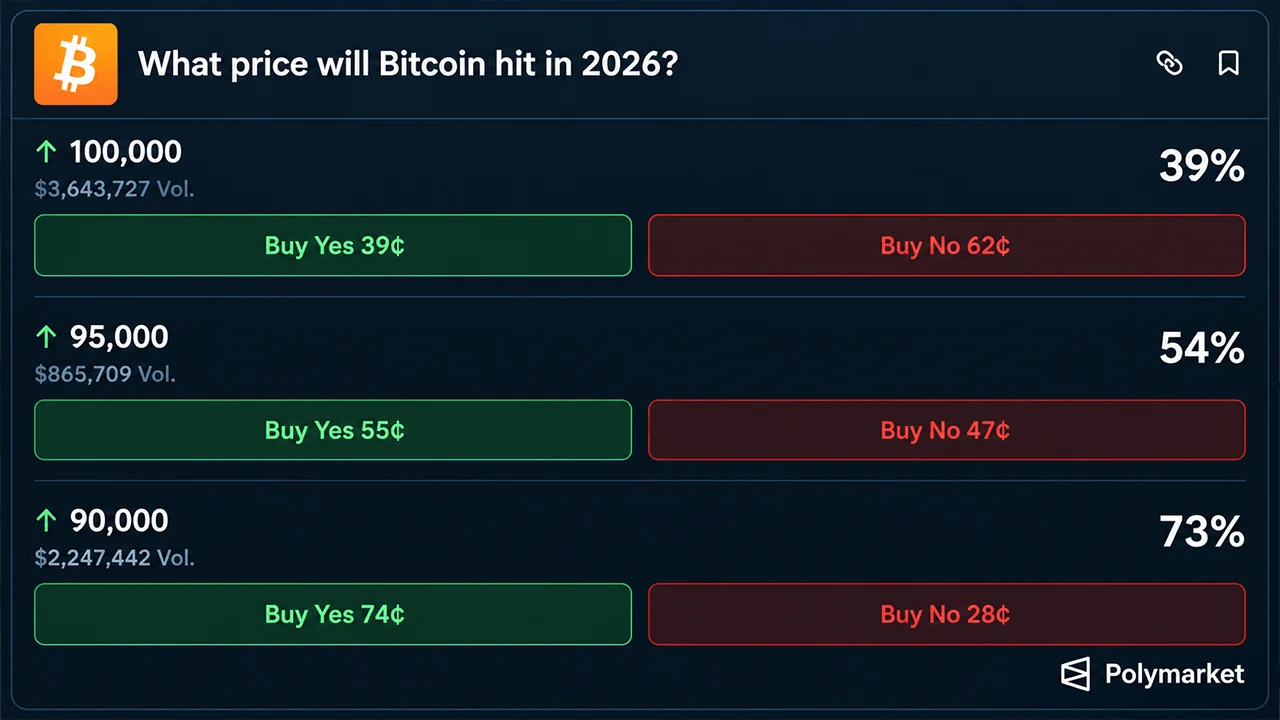 Bitcoin Price at $85K as Bettors Eye $100K, ChatGPT Calls $94K