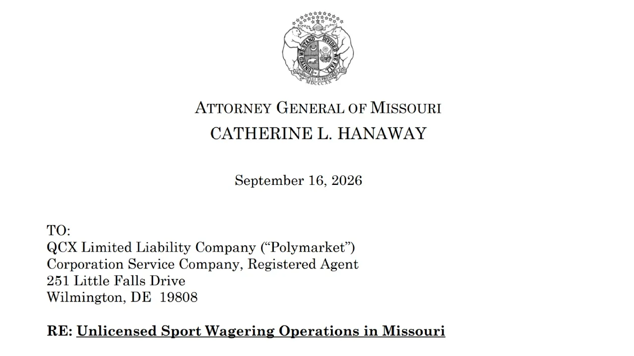 Missouri Hits Polymarket and Kalshi With Cease-and-Desist Orders